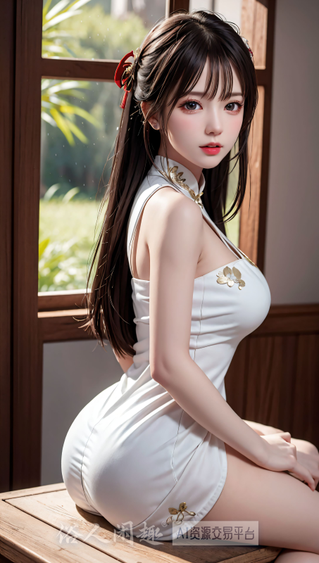 【AI绘画】旗袍少女