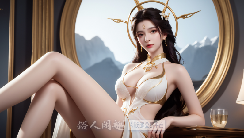 免费-【4K】华丽白裙（34P）