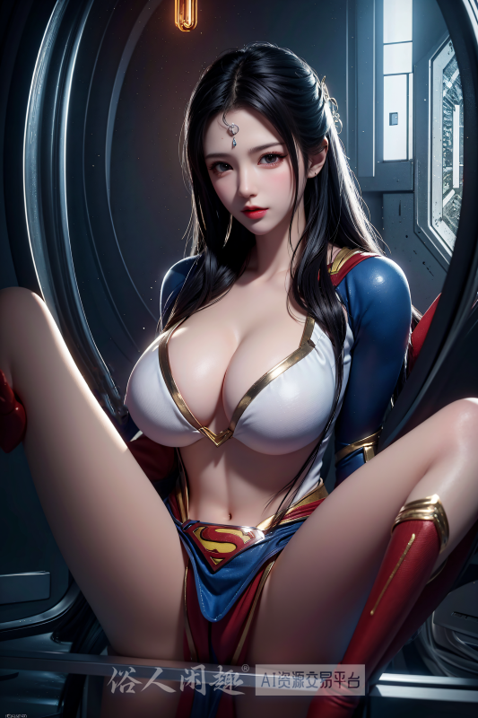 【AI绘画】性感超人